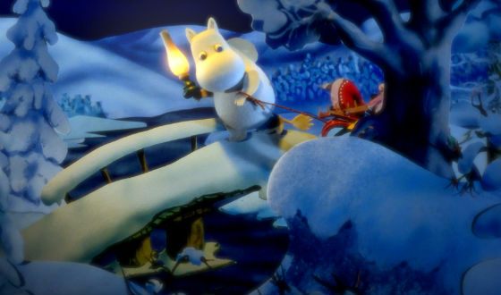 Bill Skarsgård voiced the cartoon «Moomins and the Magic Winter»