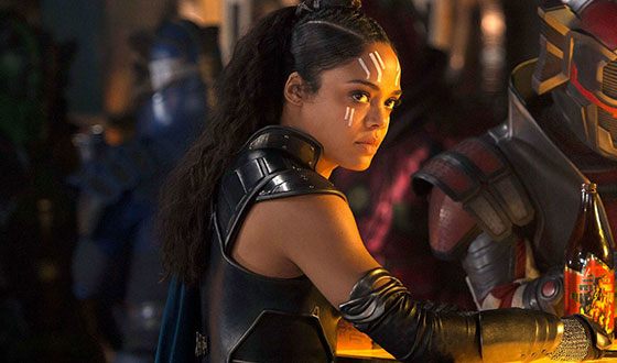 Tessa Thompson starred as Valkyrie in the movie Thor: Ragnarok Tessa Thompson starred as Valkyrie in the movie Thor: Ragnarok
