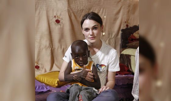 Keira Knightley is a UNICEF Goodwill Ambassador