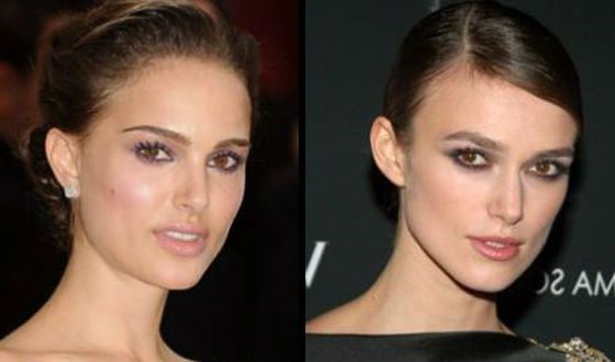Natalie Portman and Keira Knightley look very much alike