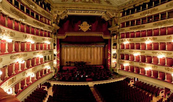 Inside the La Scala Theater