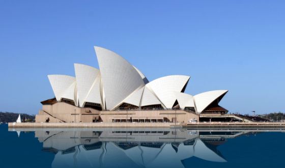 The Sydney Opera House in the afternoon