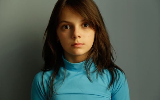 Young and perspective actress Dafne Keen