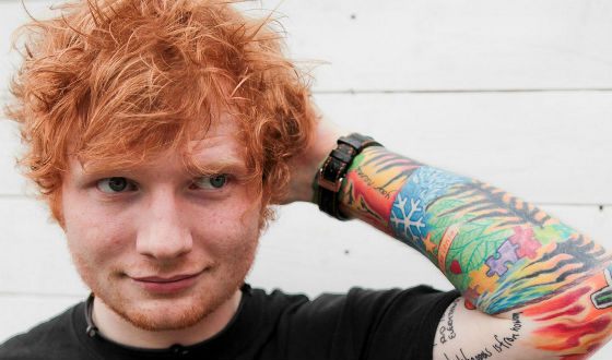 British musician Ed Sheeran