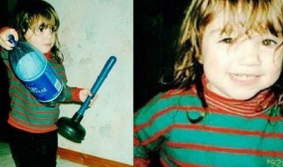 Evgenia Medvedeva as a child