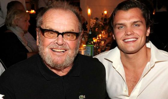 Pictured: Jack Nicholson with his youngest son Ray