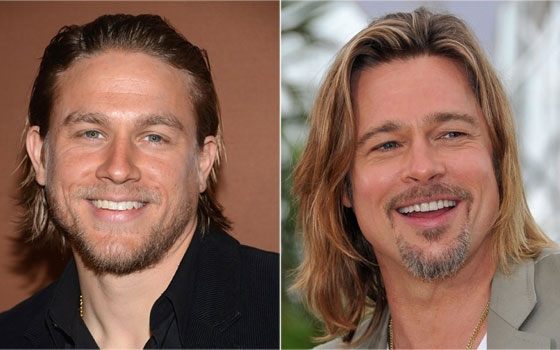 Fans believe that Charlie Hunnam and Brad Pitt look alike