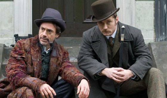 Robert Downey Jr. and Jude Law as another Holmes and Watson