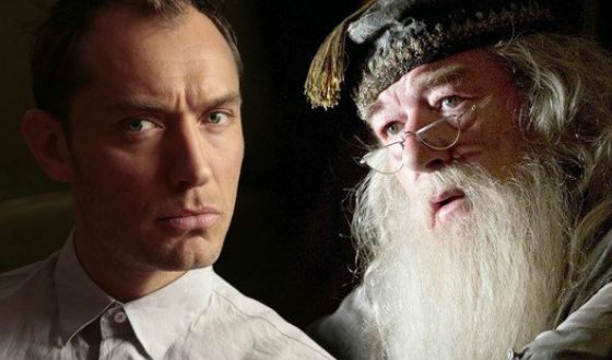 Jude Law portrayed the young Dumbledore