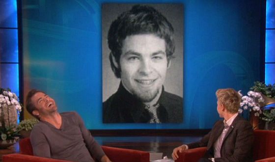 Chris Pine considered himself to be an ugly duckling as a child