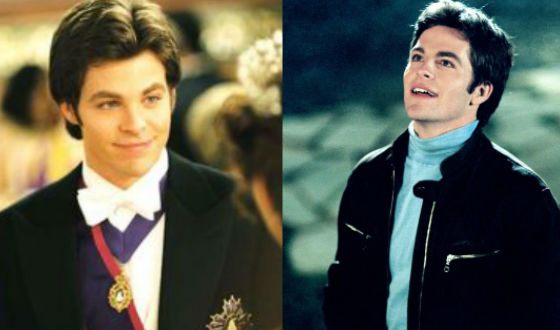 Young Chris Pine in The Princess Diaries 2: Royal Engagement