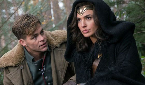 Wonder Woman: Chris Pine with Gal Gadot