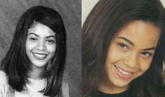 Beyoncé's photos as a schoolgirl
