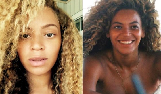 Beyoncé without makeup