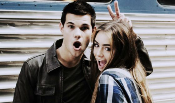 Taylor Lautner and Lily Collins were dating