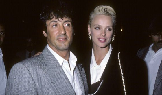 Sylvester Stallone and Bridget Nielson
