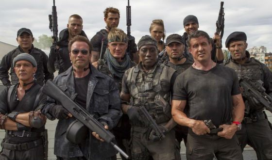 Frame out of «The Expendables 2»