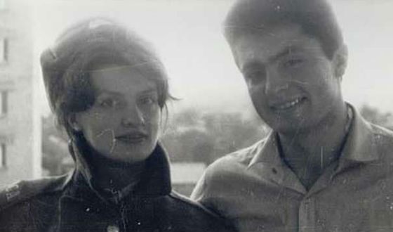 Young Petro Poroshenko with his wife Marina