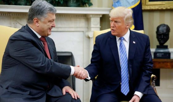 The first meeting between Trump and Poroshenko