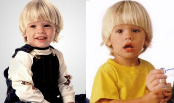 Baby photos of Cole Sprouse