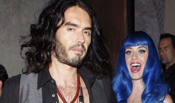 In the photo: Katy Perry and Russell Brand