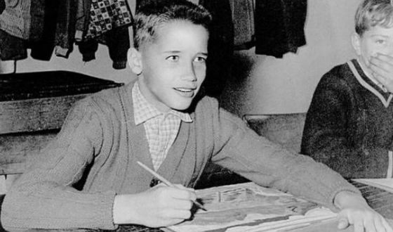 A Childhood Picture of Arnold Schwarzenegger