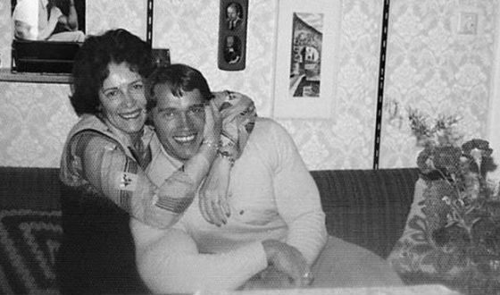 Arnold With His Mother