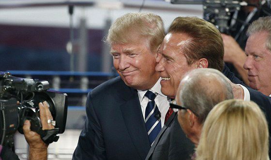 In the Picture: Arnold Schwarzenegger and Donald Trump