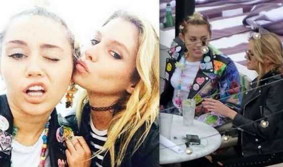 Miley had a short romance with Stella Maxwell