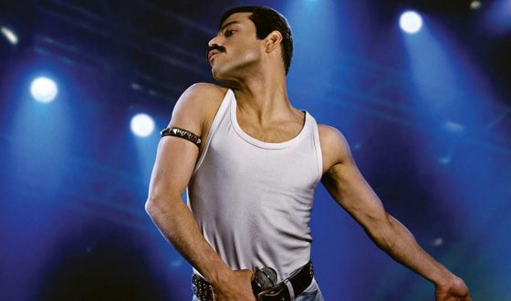 Rami Malek in the role of Freddie Mercury