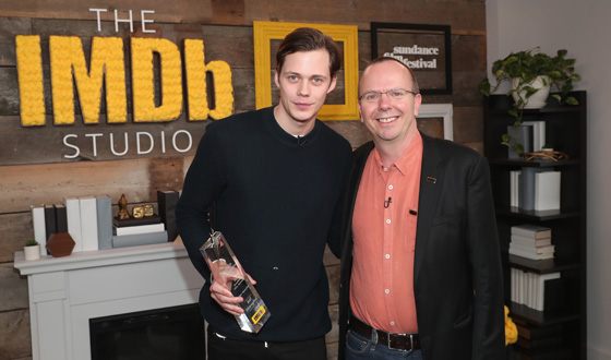 Bill Skarsgard was awarded for his creepy role in «It»