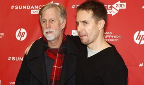 Sam Rockwell with his father