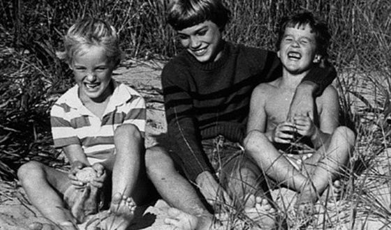 Owen Wilson as a child with his brothers