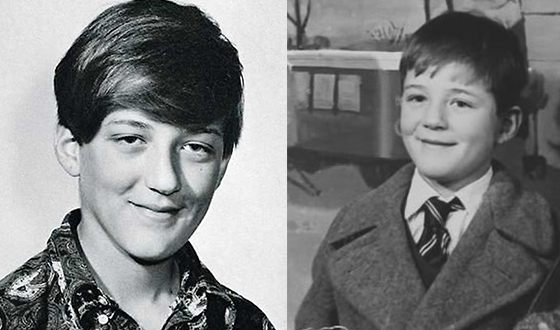 Stephen Fry as a child