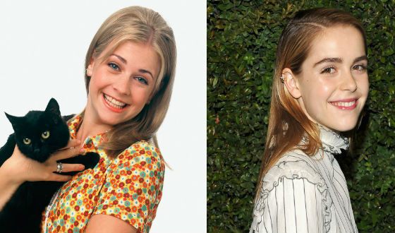 From the left: Melissa Joan Hart who played the first Sabrina Spellman