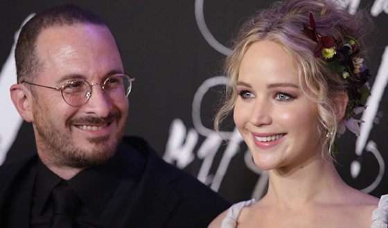 Darren Aronofsky and Jennifer Lawrence