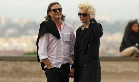 Joaquin Phoenix and Allie Teilz
