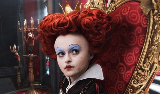 Helena Bonham Carter as the Red Queen