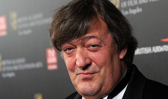 On the photo: Stephen Fry