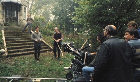 On the set of the picture Maurice