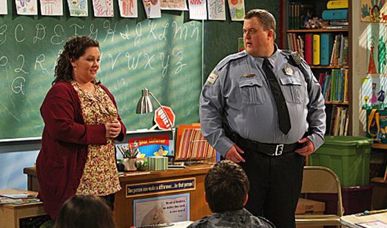 Melissa McCarthy in the Mike & Molly sitcom
