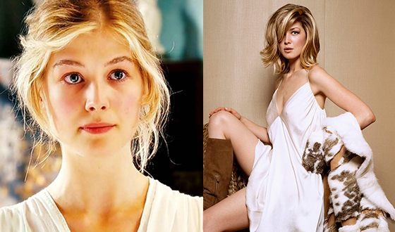 Young Rosamund Pike