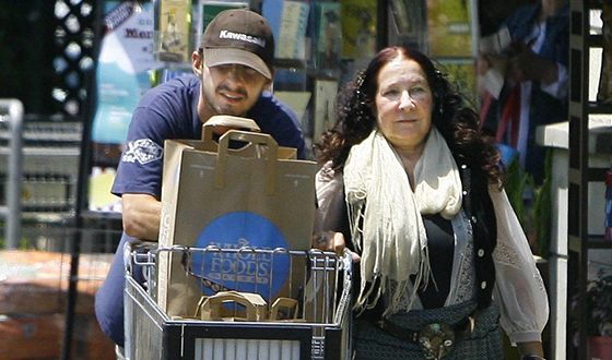 ShiaLaBeouf with his mother