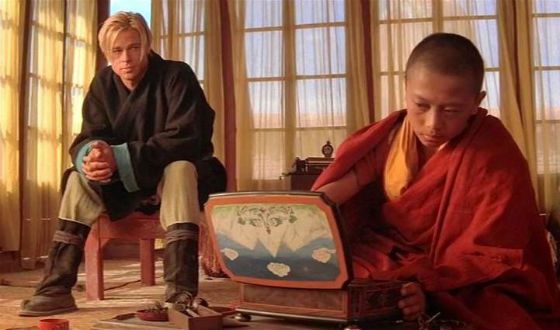 Frame from the film Seven years in Tibet, banned in China