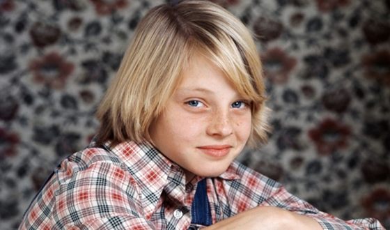Jodie Foster in her childhood