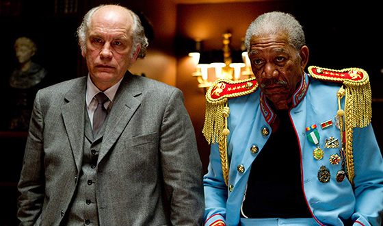 Morgan Freeman and John Malkovich in the RED