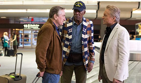 Robert De Niro, Morgan Freeman and Michael Douglas in the Last Vegas comedy