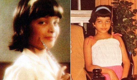 Aishwarya Rai as a child