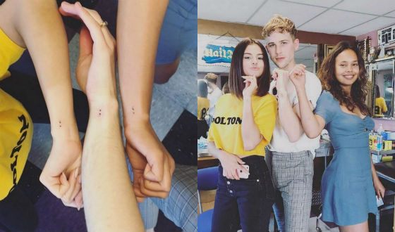 Cute Selena Gomez and her colleagues’ tattoos