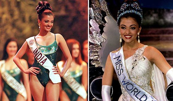Aishwarya Rai at a beauty pageant